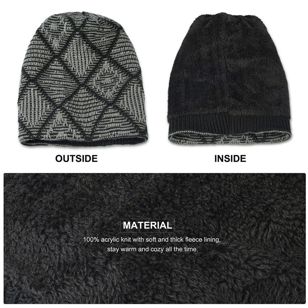 Unisex Beanie Hat Knit Hat - Picture 4 of 4